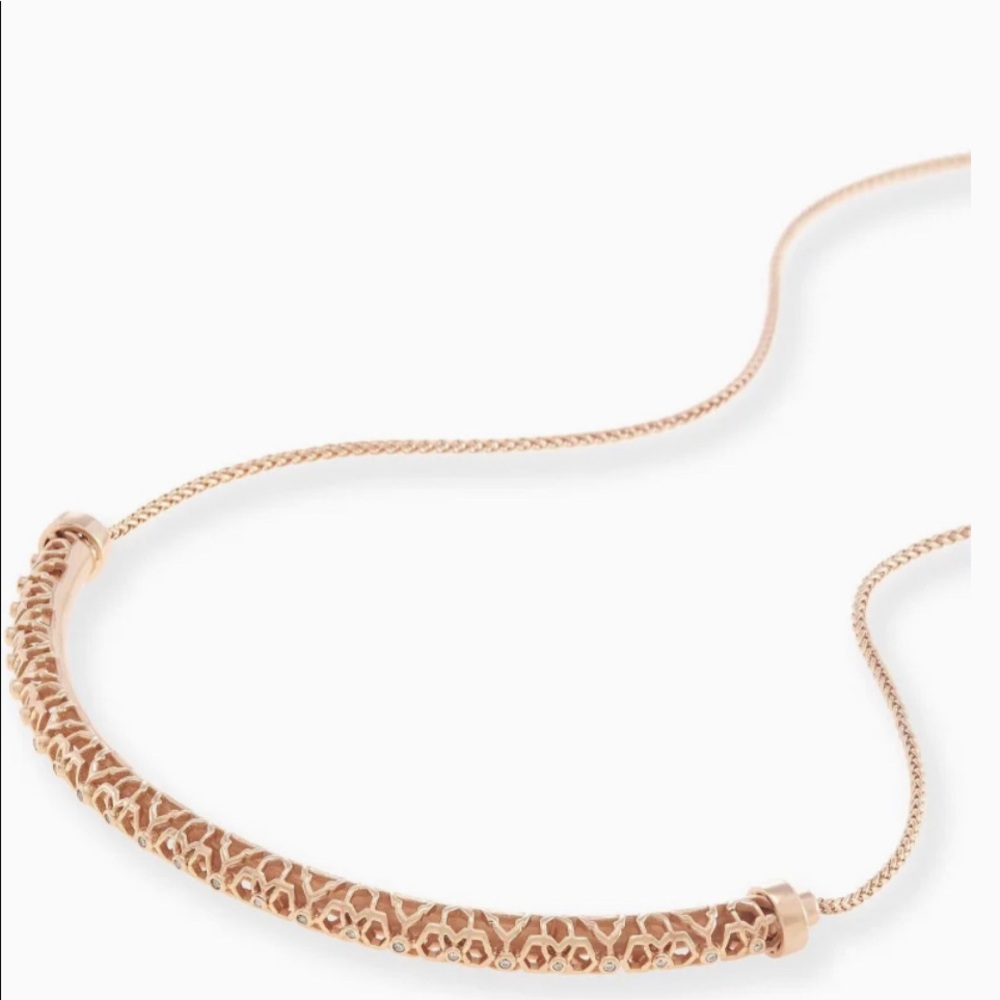 Kendra Scott rose gold Lucy bar necklace - Picture 5 of 5